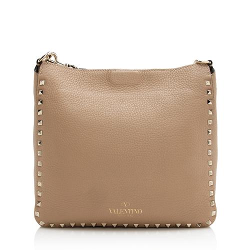 Valentino Calfskin Rockstud Small Messenger