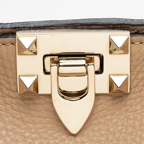 Valentino Calfskin Rockstud Small Messenger