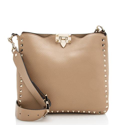 Valentino Calfskin Rockstud Small Messenger