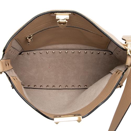 Valentino Calfskin Rockstud Small Messenger