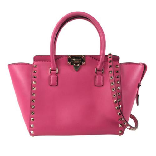 Valentino Rockstud Leather Satchel