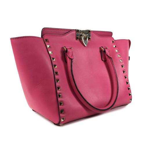 Valentino Rockstud Leather Satchel