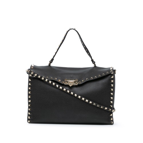 Valentino Rockstud Top Handle Satchel