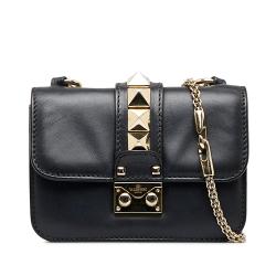 Valentino Small Rockstud Glam Lock Crossbody