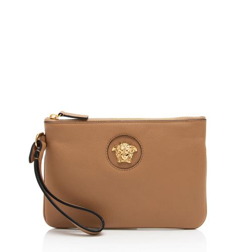 Versace Calfskin Medusa Wristlet