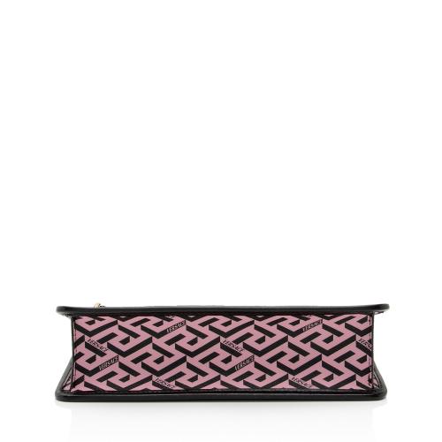 Versace La Greca Coated Canvas Crossbody