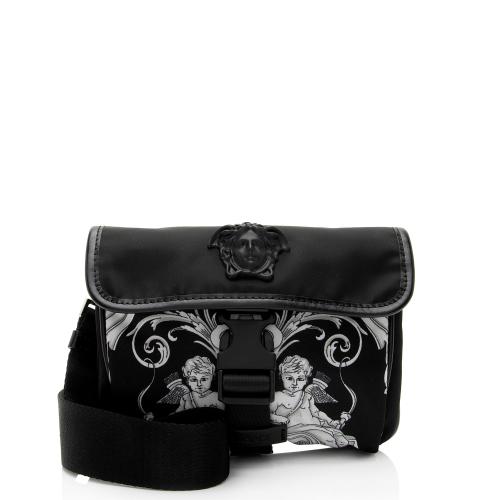 Versace Nylon Medusa Baroque Small Messenger