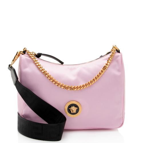 Versace Nylon Medusa Tribute Chain Crossbody