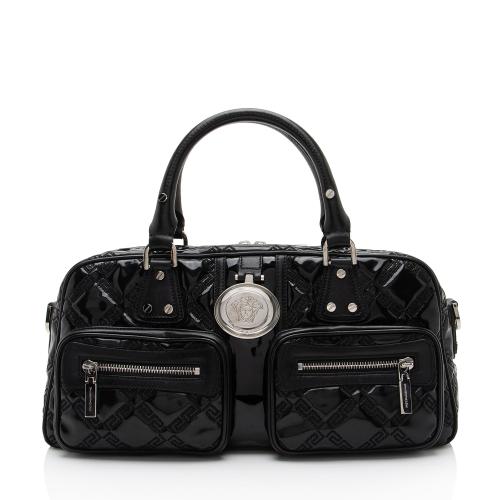 Versace Patent Leather Satchel