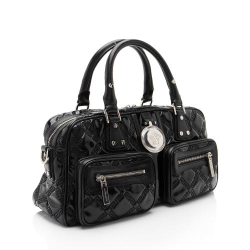 Versace Patent Leather Satchel