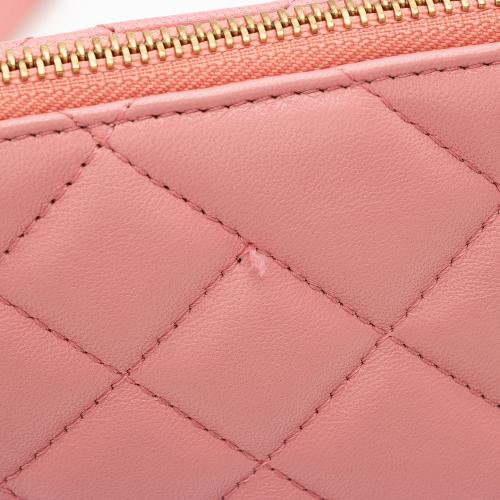 Versace Quilted Leather Tribute Icon Flat Crossbody