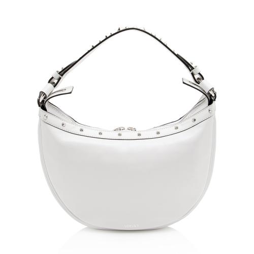 Versace Studded Leather Repeat Hobo