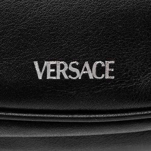 Versace Studded Leather Repeat Hobo