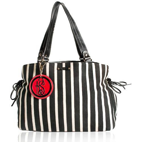 kate spade Black and White Stripe Tote