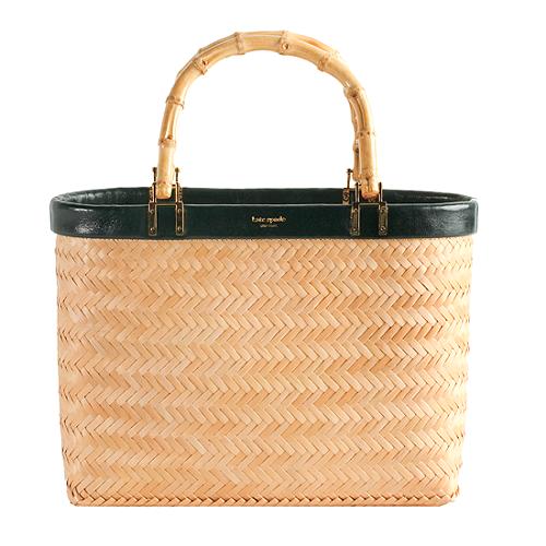 kate spade Herringbone Straw Anabel Tote