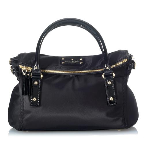 Kate spade black patent tote best sale