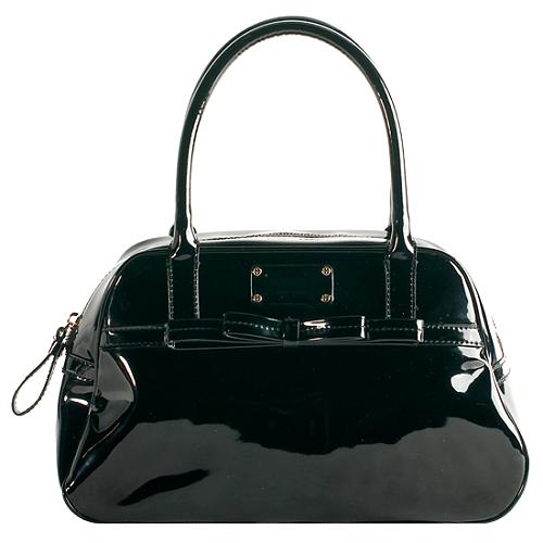 kate spade Patent Leather Bowrama Simone Satchel Handbag