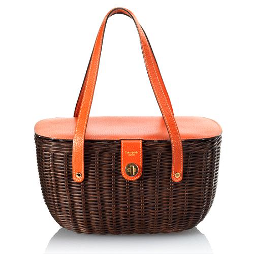 kate spade Woven Basket Tote