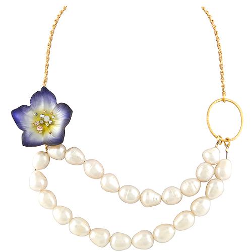 Alexis Bittar Flower Necklace