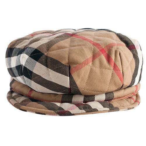 Burberry House Check Pageboy Cap