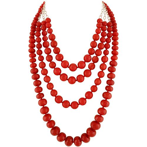 Chan Luu Red Jade Layering Necklaces