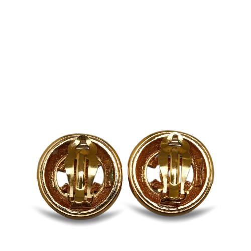 Chanel CC Clip On Earrings