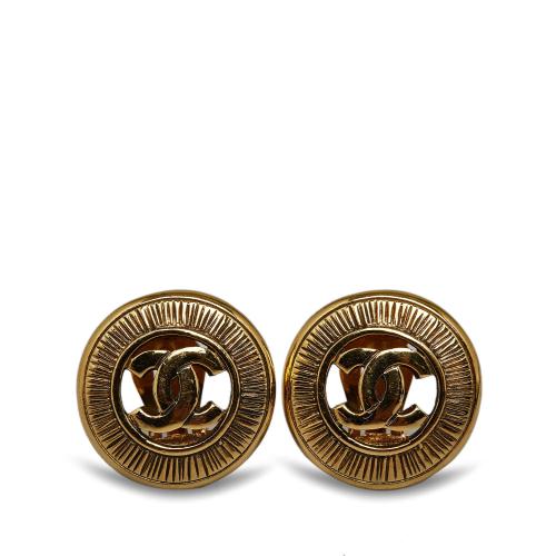 Chanel CC Clip On Earrings