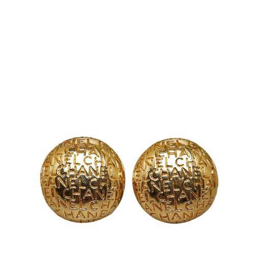 Chanel CC Clip On Earrings