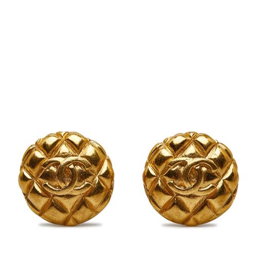 Chanel CC Clip On Earrings