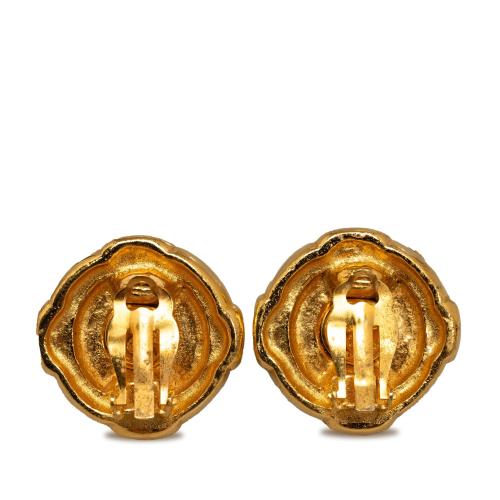 Chanel CC Clip On Earrings