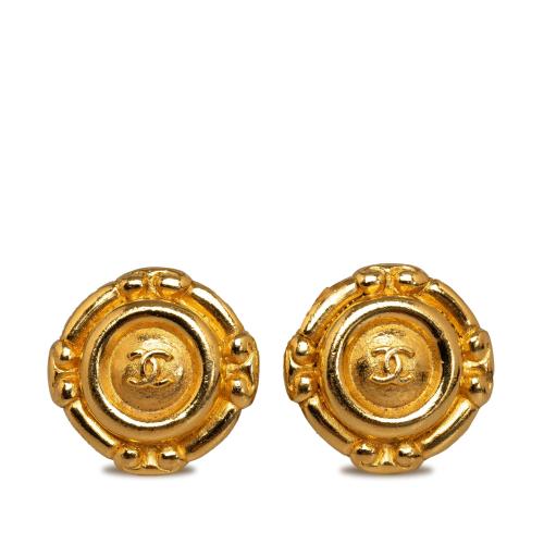 Chanel CC Clip On Earrings