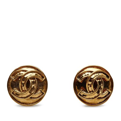 Chanel CC Clip On Earrings