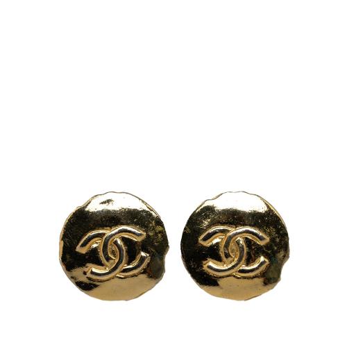 Chanel CC Clip On Earrings