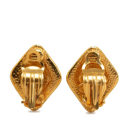 Chanel CC Clip On Earrings