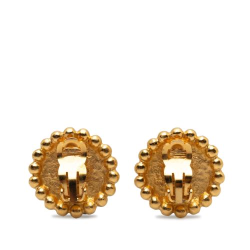 Chanel CC Clip On Earrings