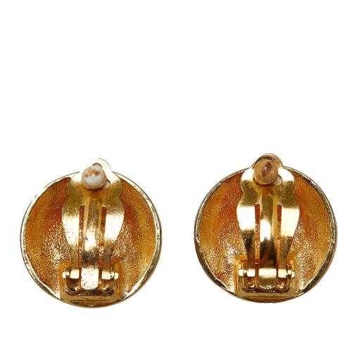 Chanel CC Clip On Earrings