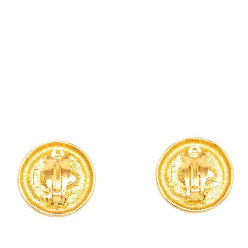 Chanel CC Clip On Earrings