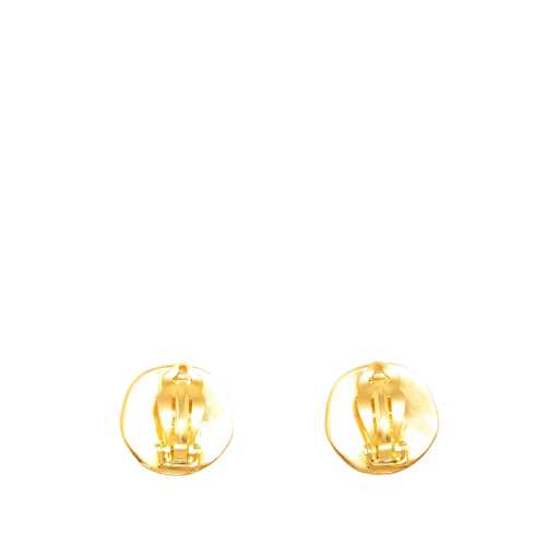 Chanel CC Clip On Earrings