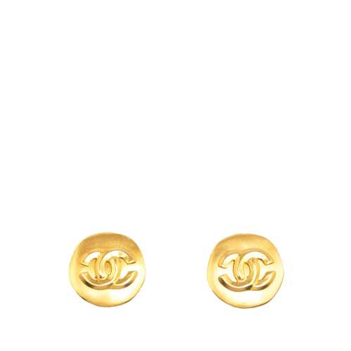 Chanel CC Clip On Earrings