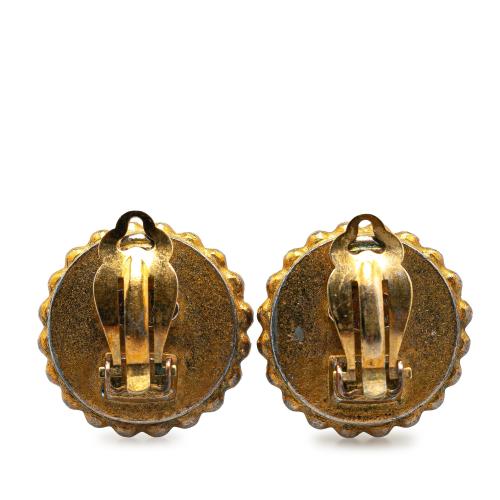 Chanel CC Clip on Earrings