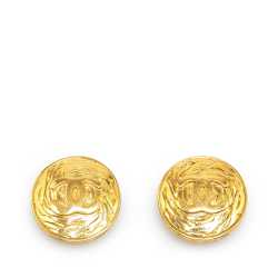 Chanel CC Clip on Earrings