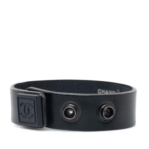 Chanel CC Leather Bracelet