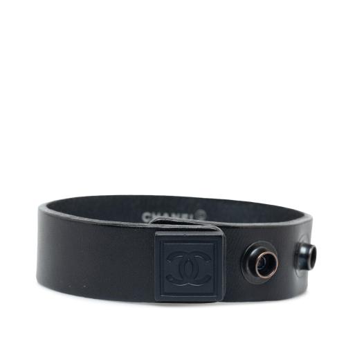 Chanel CC Leather Bracelet