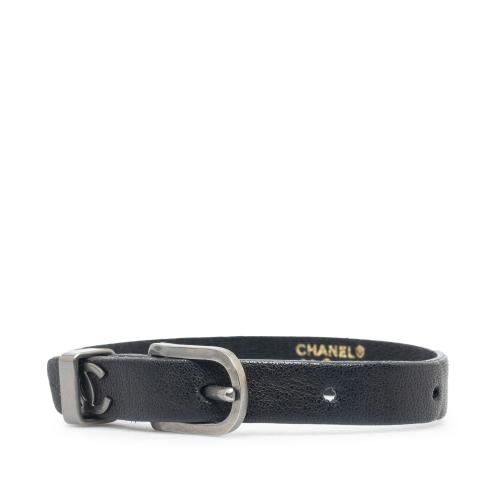 Chanel CC Leather Bracelet