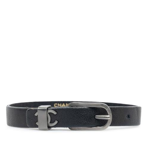 Chanel CC Leather Bracelet