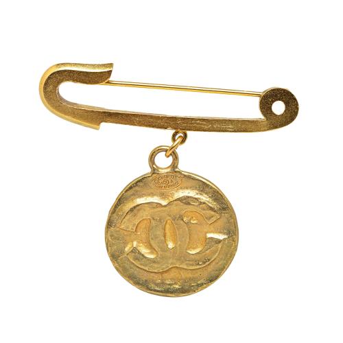 Chanel CC Medallion Costume Brooch