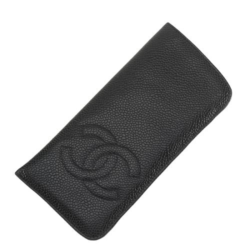 Chanel Caviar Leather Glasses Case