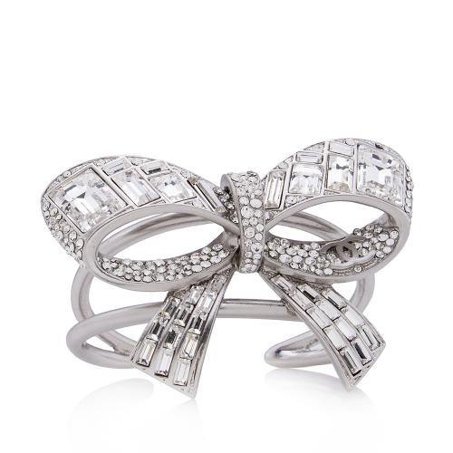 Chanel Crystal Bow Cuff