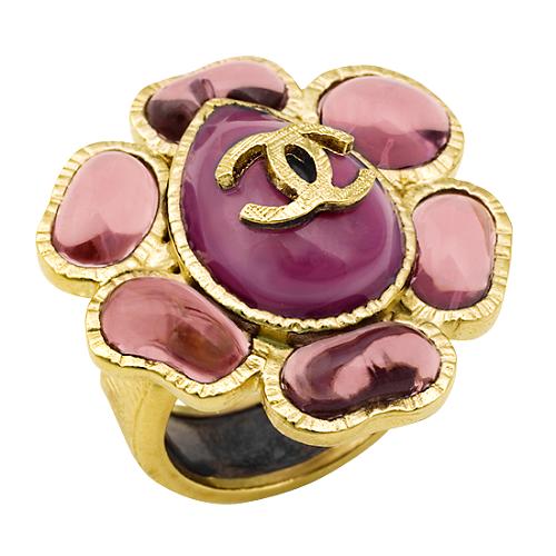 Chanel Flower Logo Ring