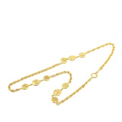 Chanel Gold Plated Coco Mademoiselle Chain Necklace